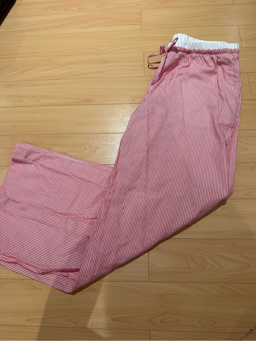 Red And White Striped Pants